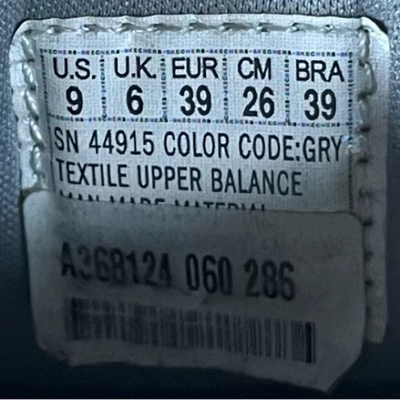 Skechers Commute Time Knitastic SPARKLE Womens Sz 9 Slip On Shoes Sneakers Gray - Picture 8 of 8